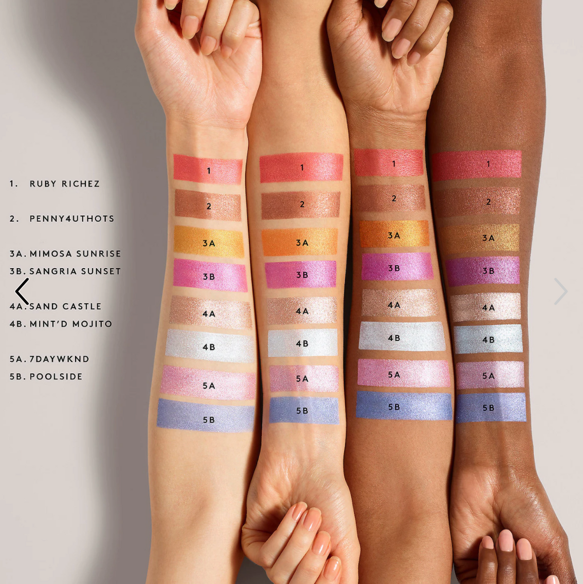 Fenty Beauty ハイライト 7daywknd& Poolside – ロクモクコスメ