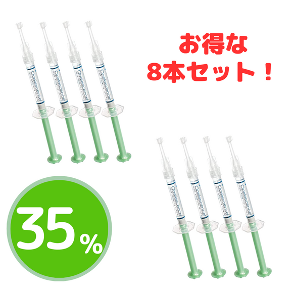 Opalescence【オパールエッセンス】 35% ミント 8本 ホワイトニングジェル【送料無料】